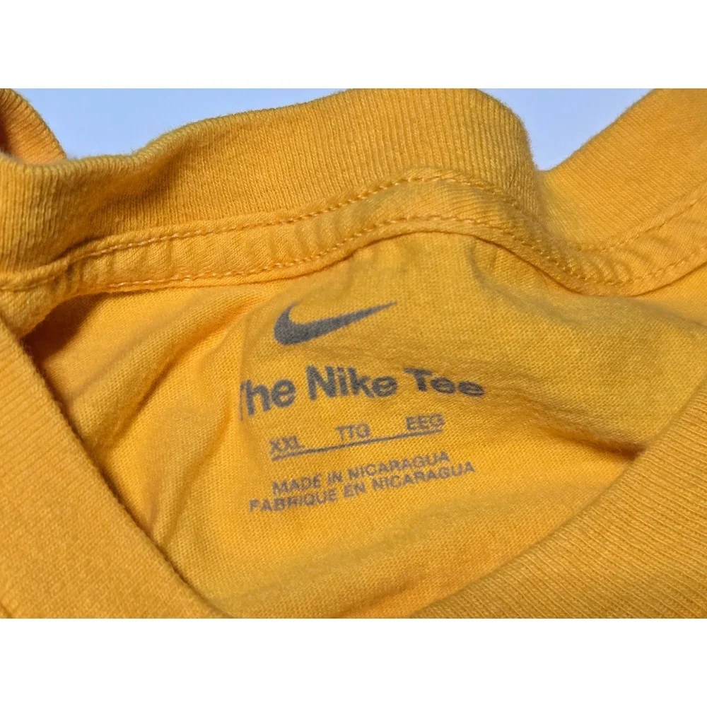 Nike Pittsburgh Pirates Yellow T Shirt Men's XXL Boxy Fit‎ Spellout